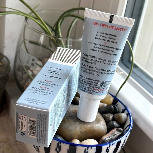 NIB FAB First Aid Beauty Hydrating Eye Cream with Hyaluronic Acid Sensitive Skin - Picture 6 of 11